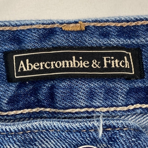 ABERCROMBIE & FITCH Shorts Women’s Denim Jean Cotton W26 L3 ** Cutoff Bleach - Picture 5 of 9